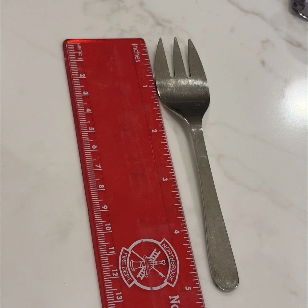 Set Of Three Vintage Silverplate Italy Appetizer Mini Forks